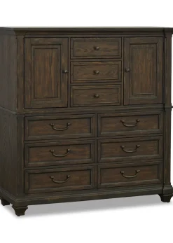 Havertys Laurel Canyon Master Chest Saddle Brown Hot