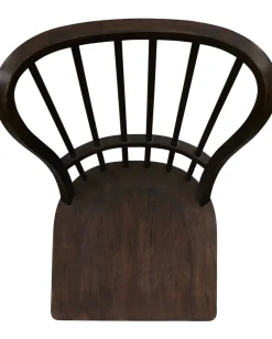 Havertys Laurel Canyon Windsor Chair Saddle Brown