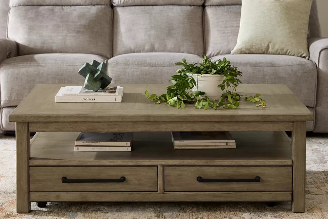 Havertys Lawrence Lift Top Coffee Table Buff Best
