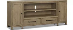 Havertys Lawrence Media Console Buff Outlet