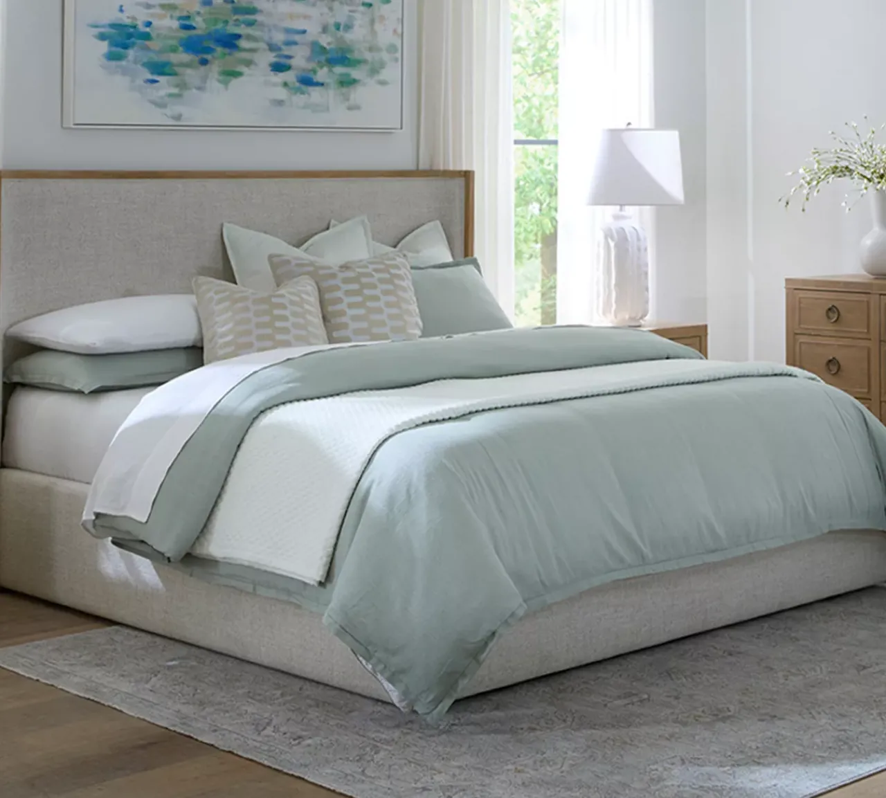 Havertys Lenore Duvet Ensemble Outlet