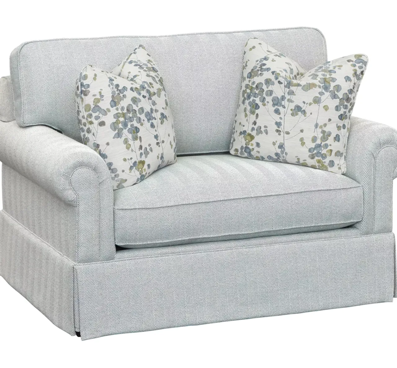 Havertys Lillian Oversized Swivel Chair New