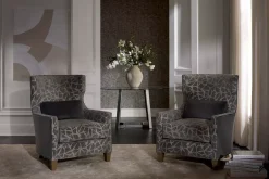Havertys Lillian Wingback Accent Chair Hot