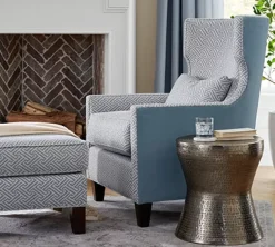 Havertys Lillian Wingback Accent Chair Hot