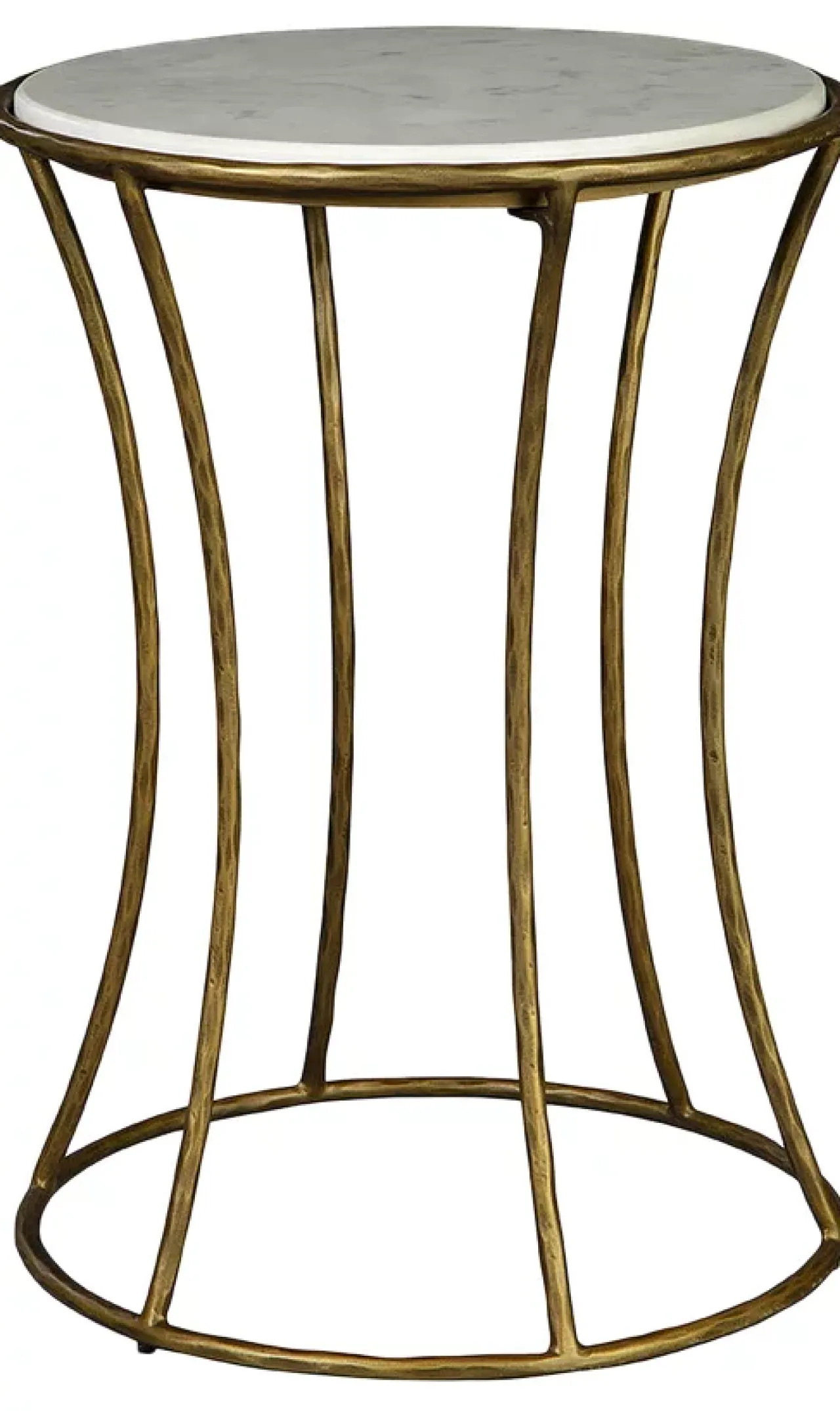 Havertys Louise Side Table Antique Brass Clearance