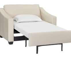Havertys Luna Leather Sleeper Hot