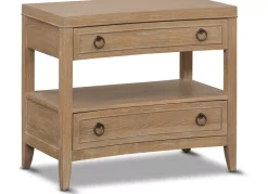 Havertys Lynwood Open Nightstand Light Oak Outlet