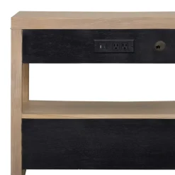 Havertys Lynwood Open Nightstand Light Oak Outlet