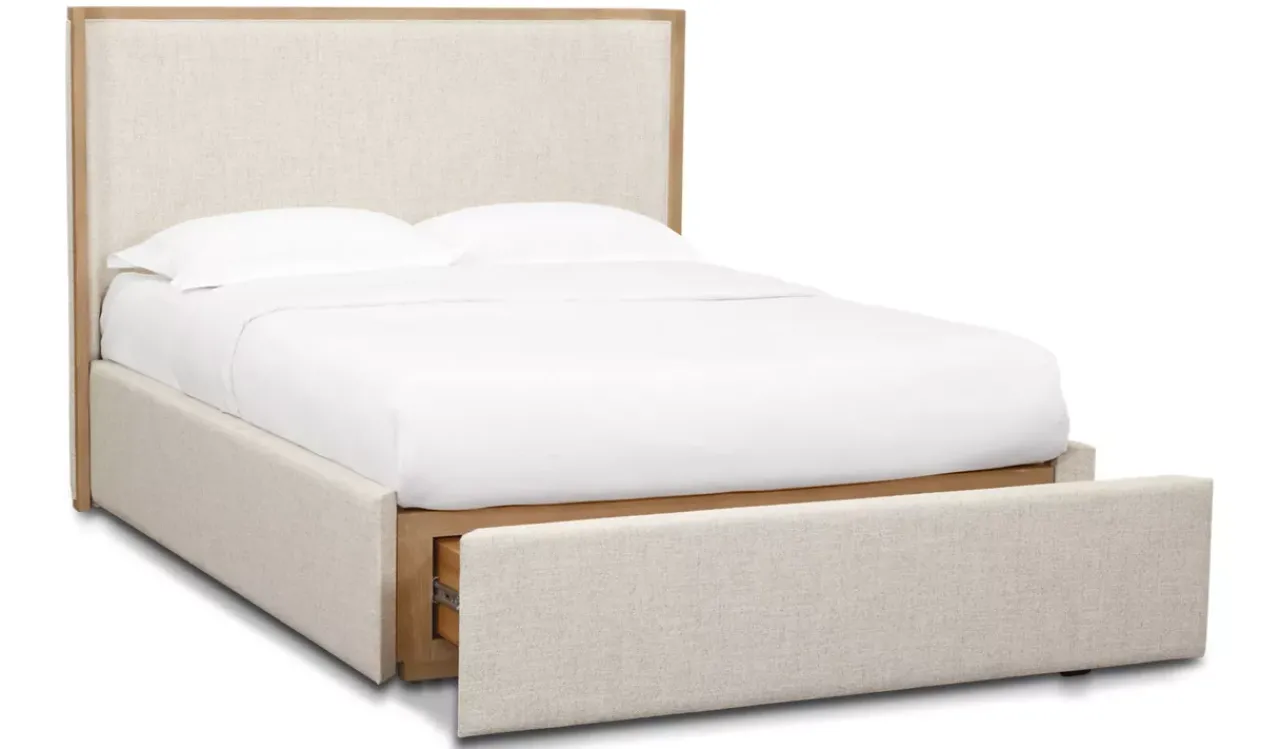 Havertys Lynwood Upholstered Storage Bed Hot