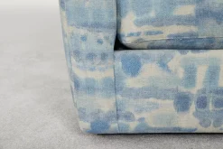 Havertys Lyra Swivel Chair Party Plaid Atlantic Hot