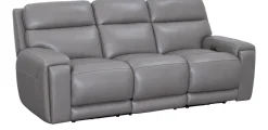 Havertys Maddox Power Sofa Caesar Grey