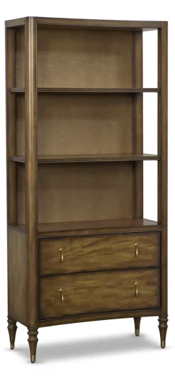 Havertys Madeline Etagere Chestnut Online