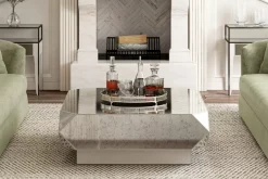 Havertys Marilyn Coffee Table Gray Hot