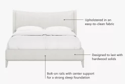 Havertys Marilyn Upholstered Bed Hot