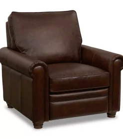 Havertys Mason Power Recliner Forli Brown Outlet