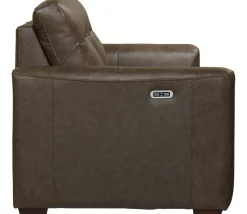 Havertys Melbourne Dual Power Sofa Grey