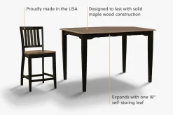 Havertys Memphis Counter-Height Table Outlet