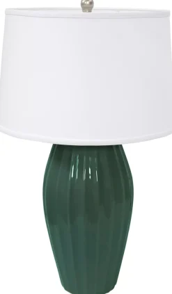 Havertys Merida Table Lamp Jade Crackle Discount