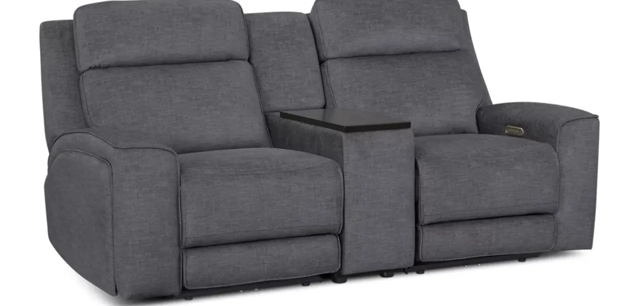 Havertys Micah Power Loveseat with Console Online