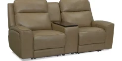 Havertys Micah Power Loveseat with Console