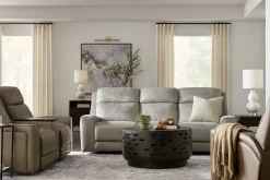 Havertys Micah Power Sofa with Drop Table