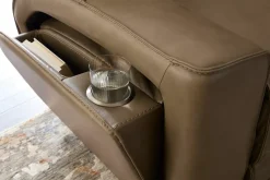 Havertys Micah Power Sofa with Drop Table Springfield Sand Best