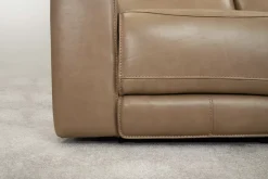 Havertys Micah Power Sofa with Drop Table Springfield Sand Best