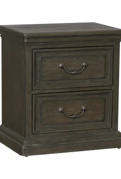 Havertys Miller Park Drawer Nightstand Antique Brown Online