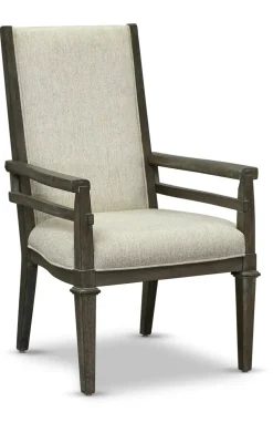 Havertys Miller Park Upholstered Armchair Antique Brown Discount