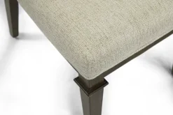 Havertys Miller Park Upholstered Side Chair Antique Brown