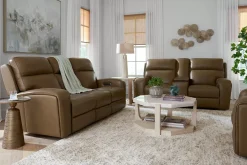 Havertys Milton Power Sofa Saddle Online