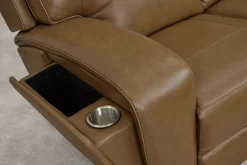 Havertys Milton Power Sofa Saddle Online