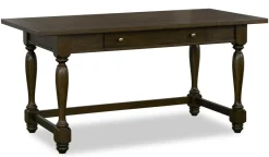 Havertys Montgomery Writing Desk Dark Brown Online