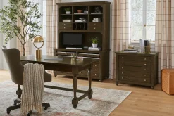 Havertys Montgomery Writing Desk Dark Brown Online