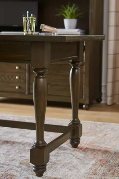 Havertys Montgomery Writing Desk Dark Brown Online