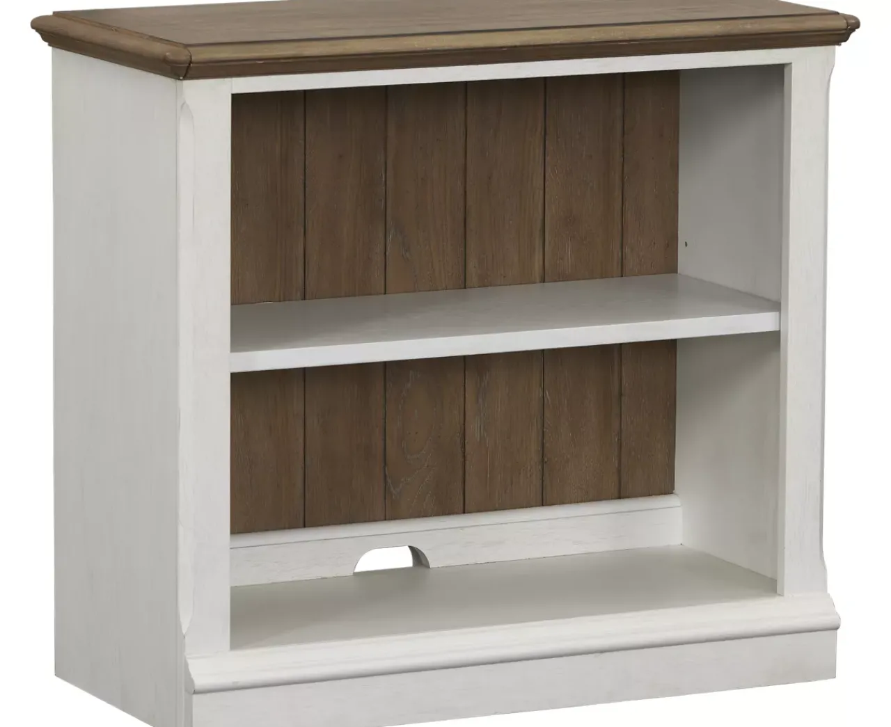 Havertys Nantucket Bookcase Brown and White Outlet
