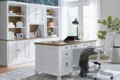 Havertys Nantucket Office Chair White Sale