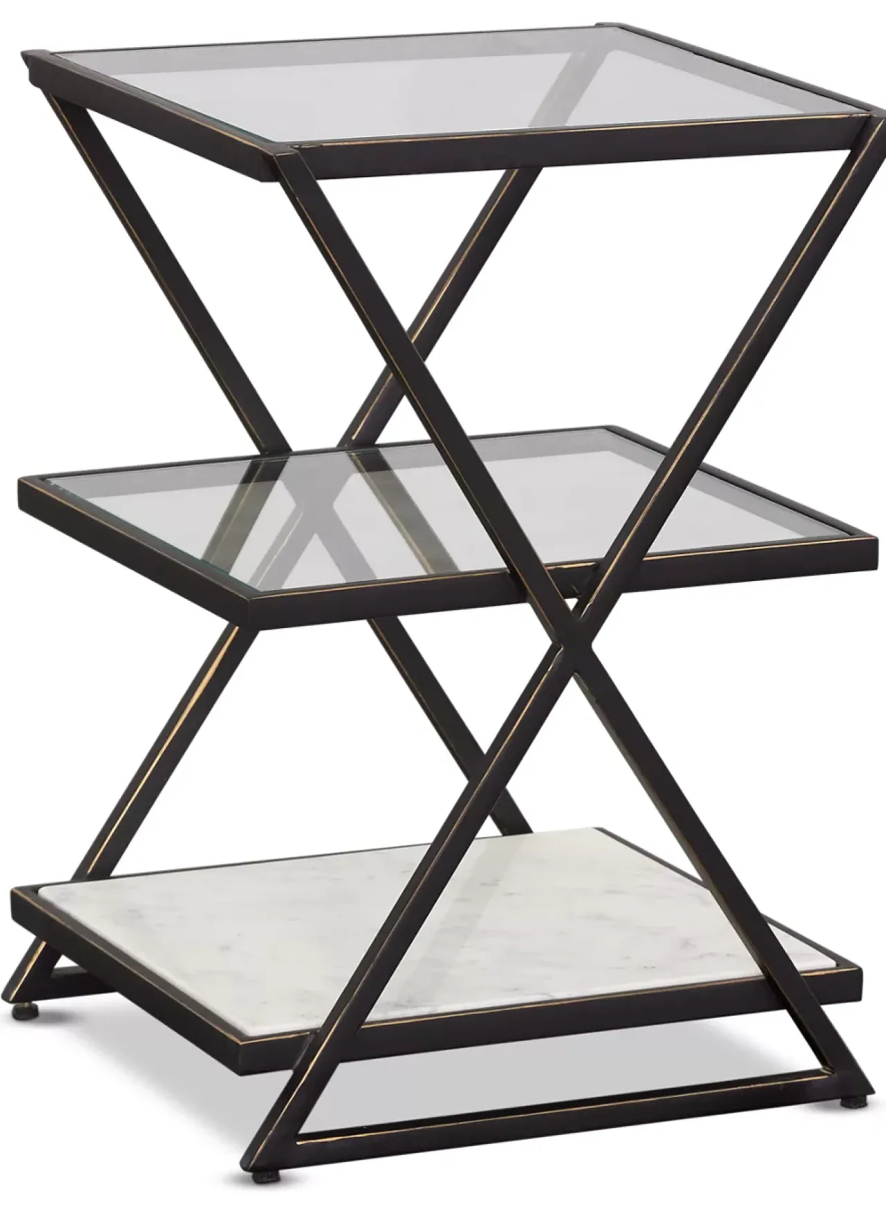 Havertys Olivia Accent Table Bronze Hot