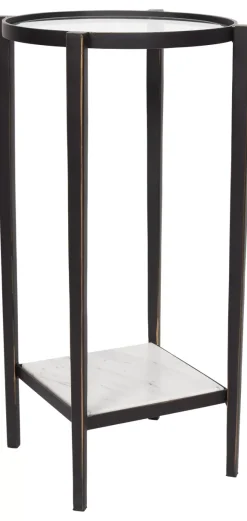Havertys Olivia Round Accent Table Bronze Best