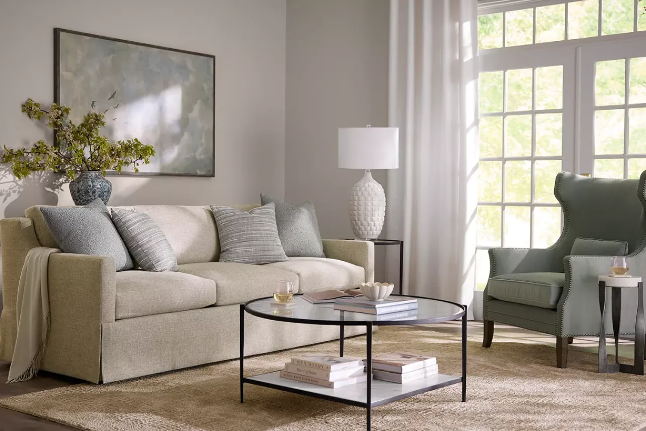 Havertys Olivia Round Coffee Table Bronze Hot