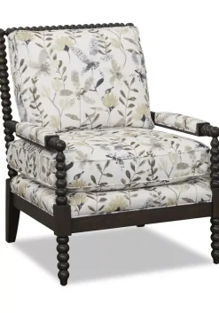 Havertys Ophelia Wooden Accent Chair Outlet