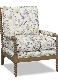 Havertys Ophelia Wooden Accent Chair Outlet