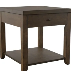 Havertys Patton End Table Nutmeg Sale