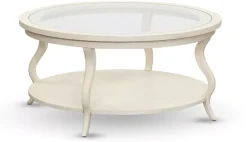 Havertys Penelope Coffee Table Linen New