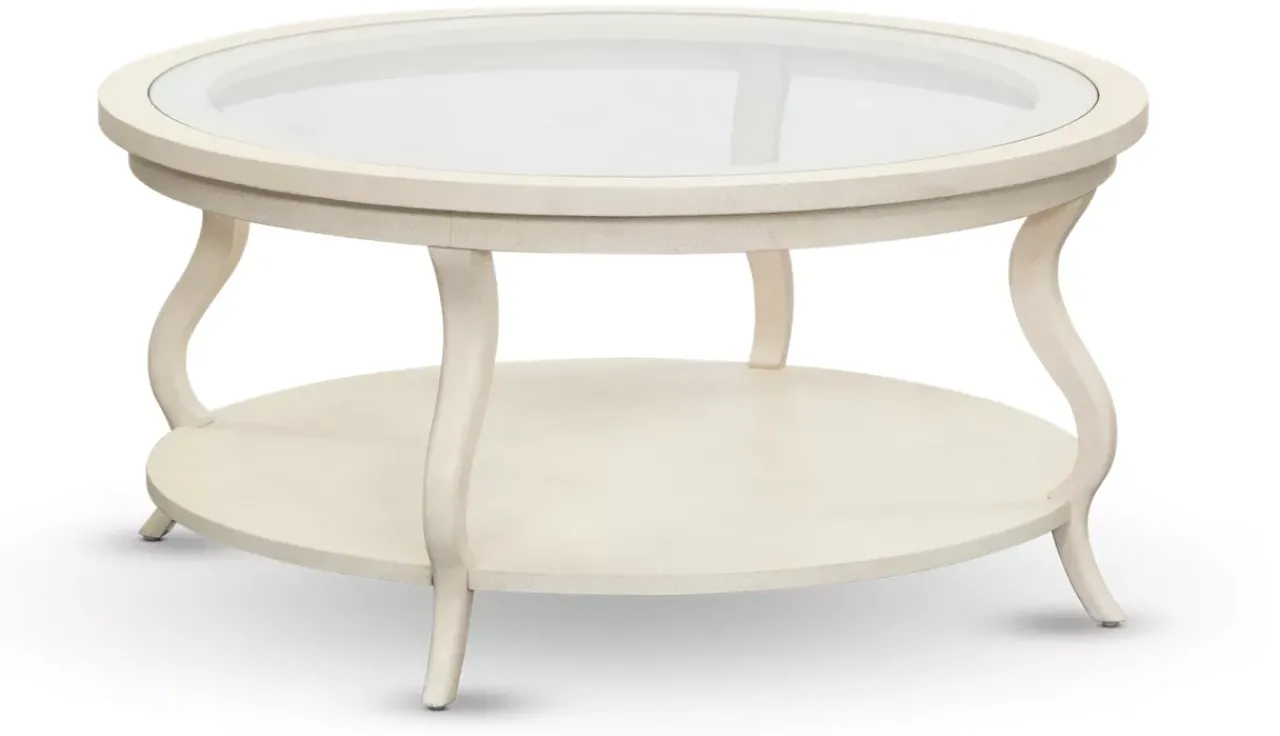 Havertys Penelope Coffee Table Linen New