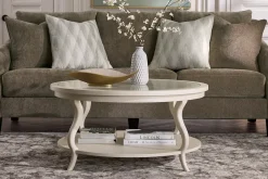 Havertys Penelope Coffee Table Linen New