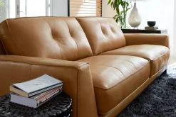 Havertys Phoenix Sofa Caramel Hot