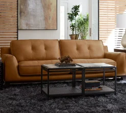 Havertys Phoenix Sofa Caramel Hot