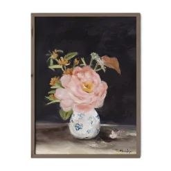Havertys Pink Peony Wall Art Sale