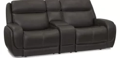 Havertys Polaris Power Loveseat with Console Discount